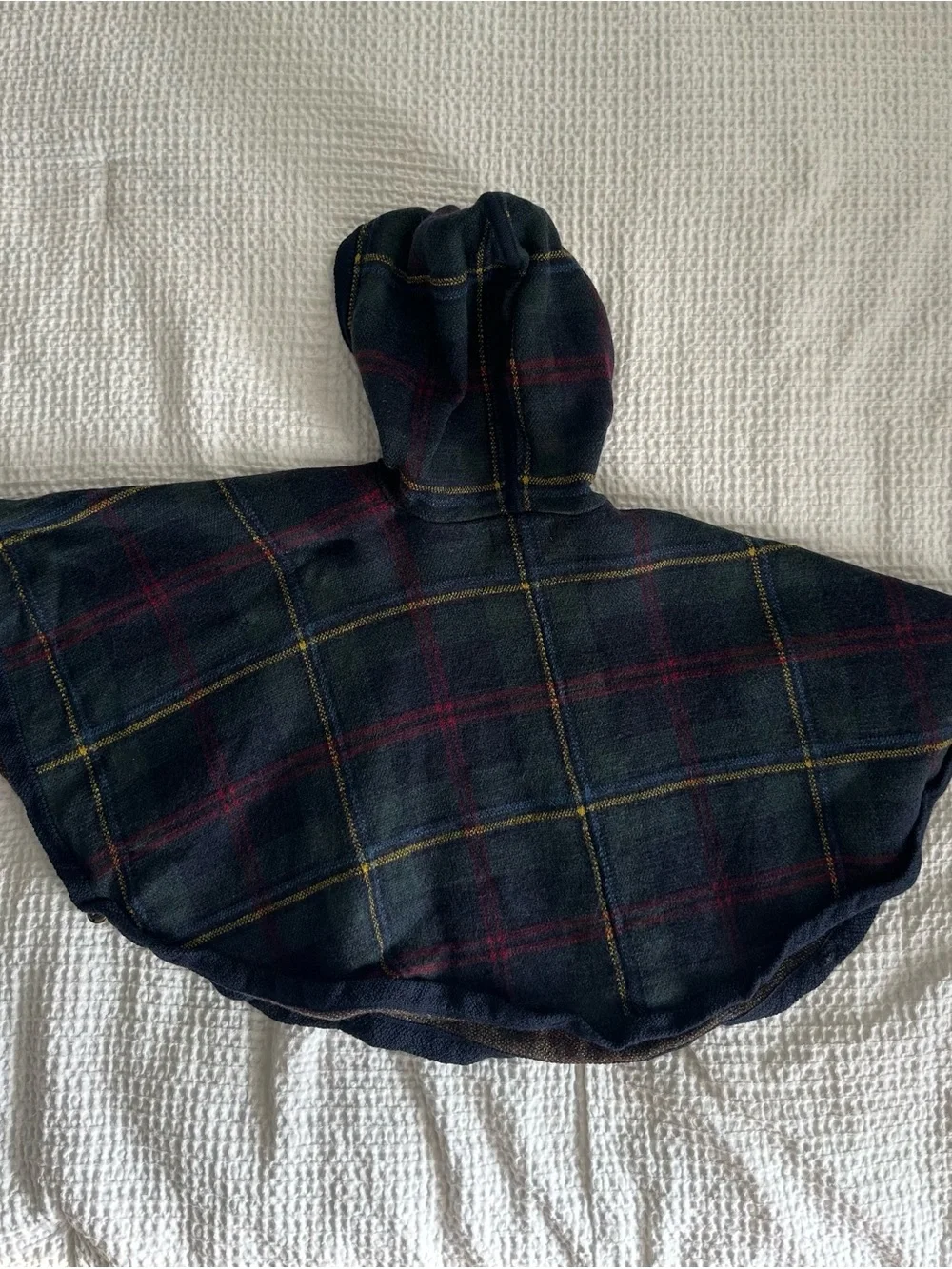 Polo by Ralph Lauren Wool Plaid Poncho Girls Size 4T